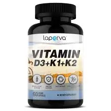 Laperva Vitamin D3 + K1 + K2 Capsules